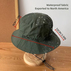 Waterproof Bucket Hat Packable Bag Basin Hat Quick drying