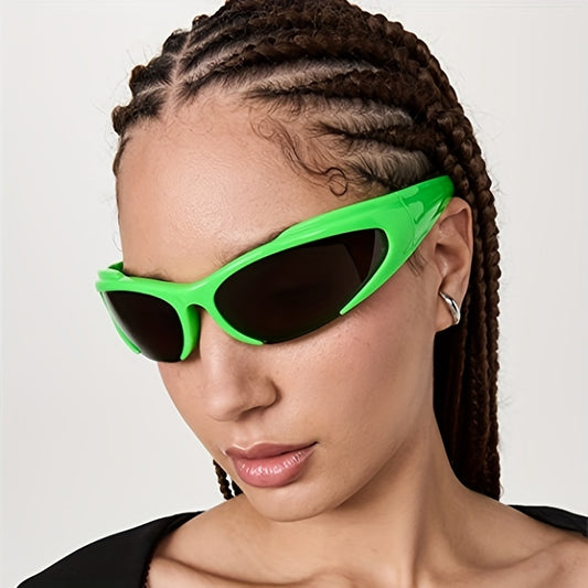 Y2K Wrap Around Sunglasses UV400 Sun Shades