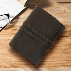 Retro Crazy Horse Leather Notepad Gift