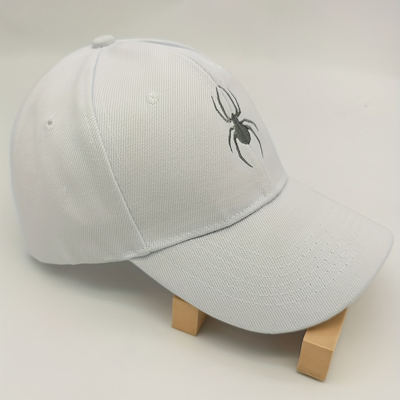 Spider Embroidery Baseball Cap Lightweight Sun Hat Unisex Adjustable Dad Hats