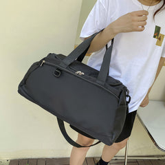 Gym Duffel Bag with Wet Pocket & Shoes Compartment