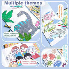 8K Pink Graffiti Coloring Book Toy Set