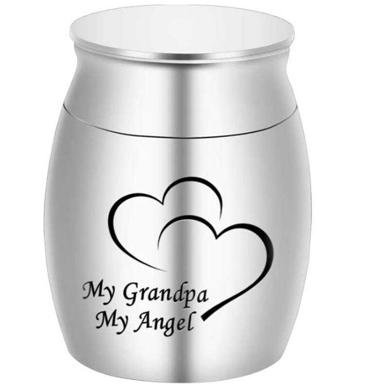 Stainless Steel Pet Urn Secure Ashes Container for Lasting Memories