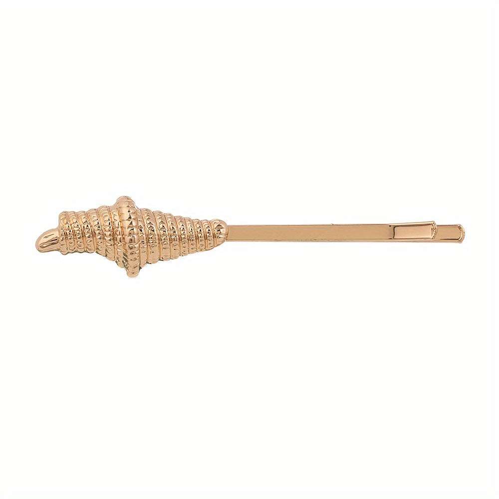 Ocean Metal Hair Pin Shell Shaped Bobby Pin For Girls