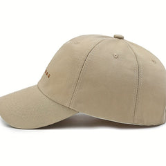 Embroidery Couple Baseball Cap Solid Casual Dad Hat Unisex Sunscreen Sports Hat