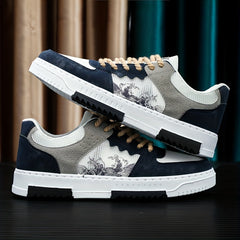 Men's Casual Lace Up Sneakers for Daily Wear