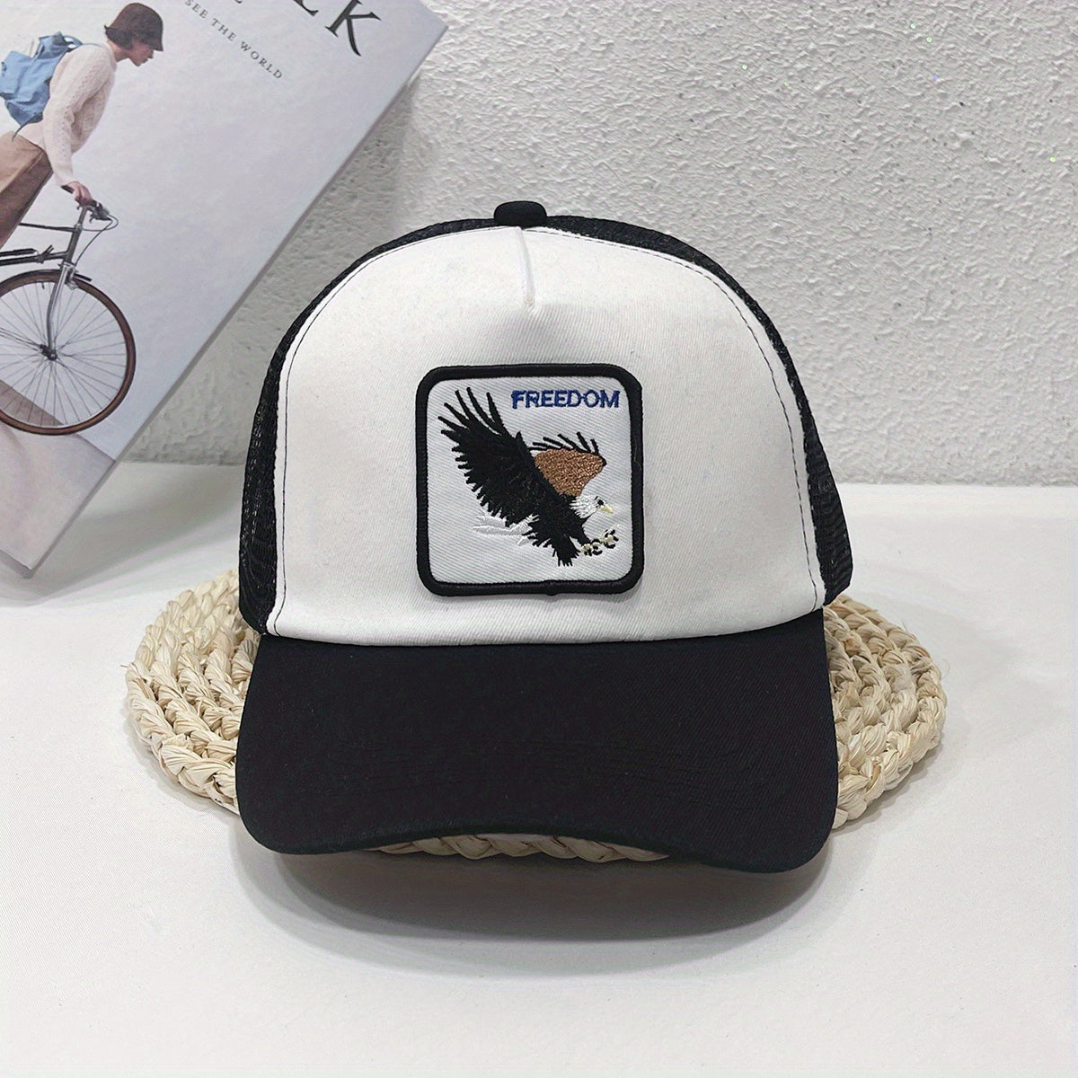 Eagle FREEDOM Animal Patch Men's Baseball Cap