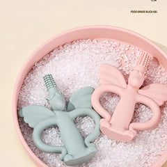 Portable Infant Toothbrush Teether for Soothing Baby's Sore Gums