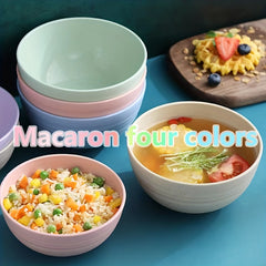 6pcs Unbreakable Cereal Bowl Microwave Dishwasher Safe
