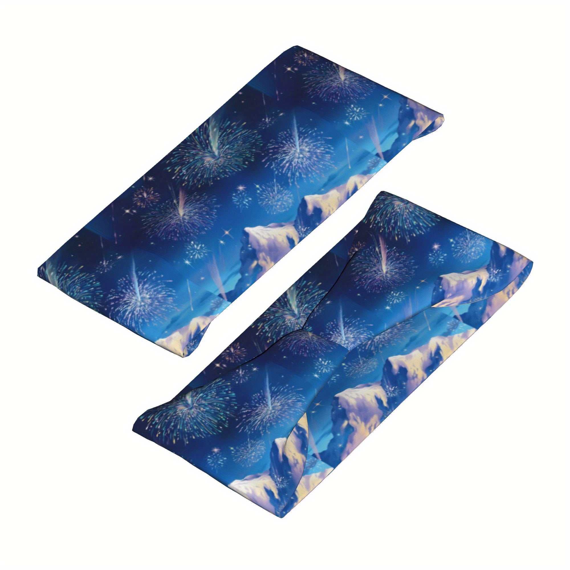 Unisex Fireworks Headband - Sweat Wicking Stretchy Polyester