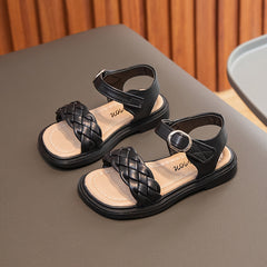 Girls Open Toe Sandals Lightweight Anti-Slip Comfortable for Summer