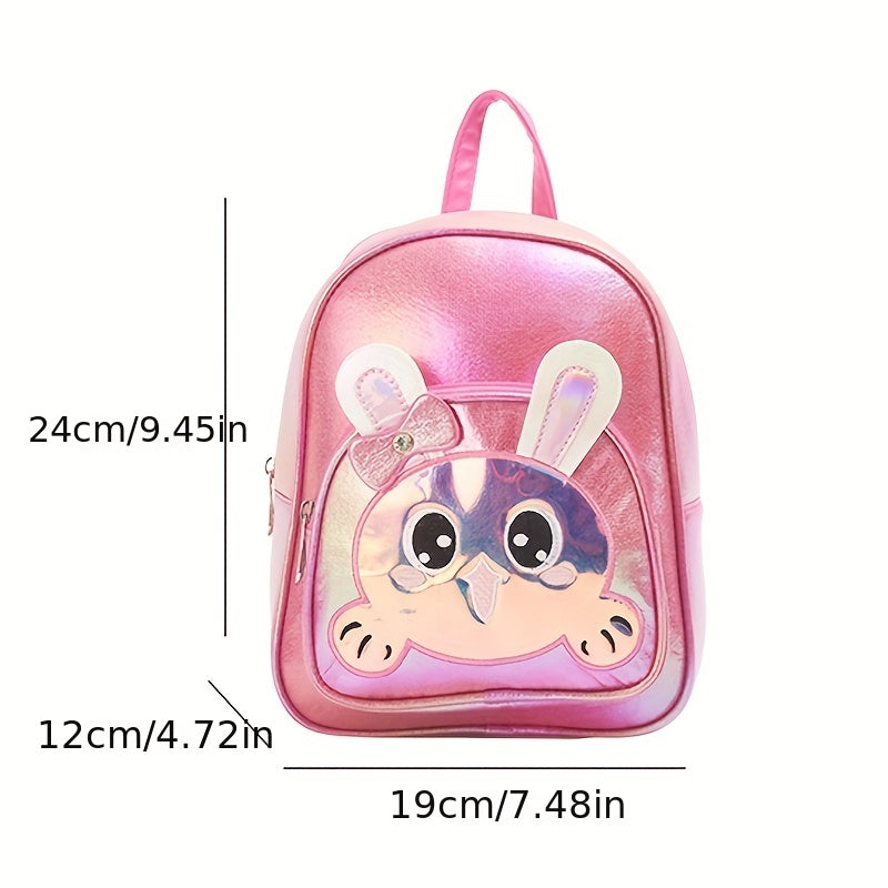 Funny Rabbit Ears Backpack with Bow for Girls