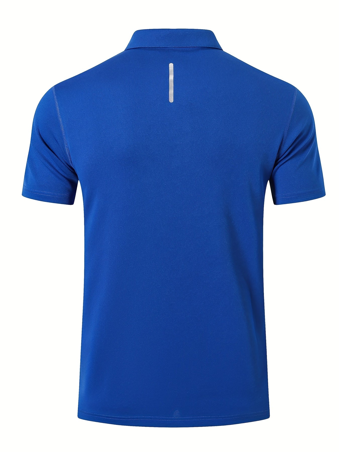 Men's Vintage Polo Shirt Casual Button Up Polo Shirt