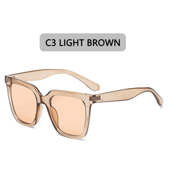 Rectangle Sunglasses Women Colorful Square Eyewear
