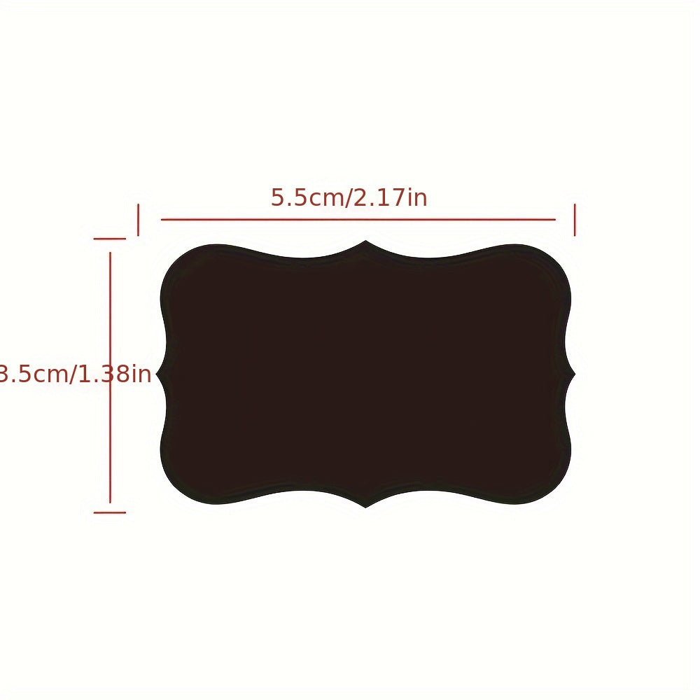 120pcs Roll Removable Blackboard Sticker Self-adhesive Label Water-resistant