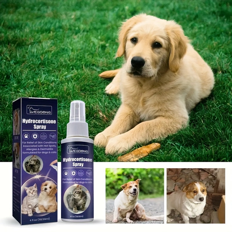 Pet Anti Itch Spray Soothes and Cleanses for Dogs and Cats