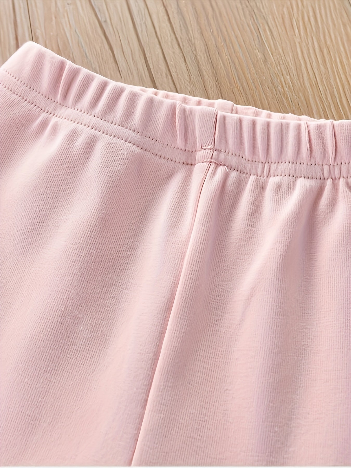 Bunny Print Leggings for Toddler Girls Slim Fit Stretch Pants
