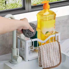Kitchen Rag Rack Storage Rack Countertop Dishwashing Cloth Drain Rack