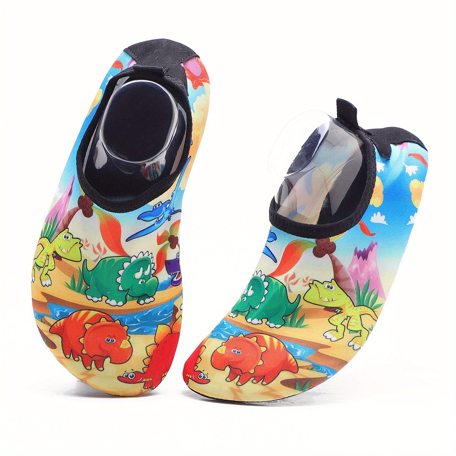 Girls Dino Water Shoes Quick Dry Lightweight Aqua Socks