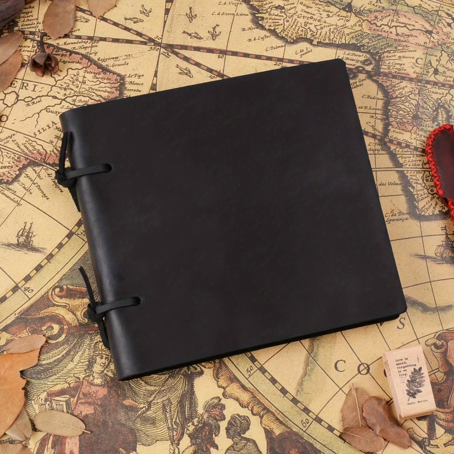 Handcrafted Cowhide Notebook Leather Tied Rope Notepad