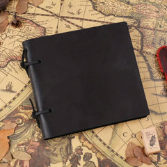Handcrafted Cowhide Notebook Leather Tied Rope Notepad