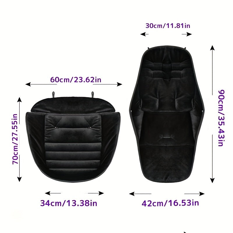 Linen Baby Stroller Sleeping Bag Warm Foot Cover Windproof Three speed Adjutable