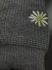  Floral Embroidery Casual Sweater