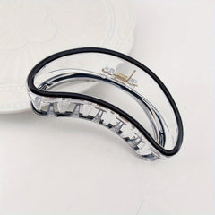 Transparent Enamel Hair Claw Plastic Hair Claw Shark Claw Ponytail Holder
