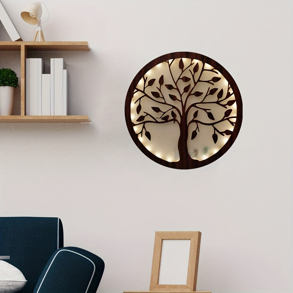 Creative LED Life Tree Lamp - Wooden Hanging Home Decoration