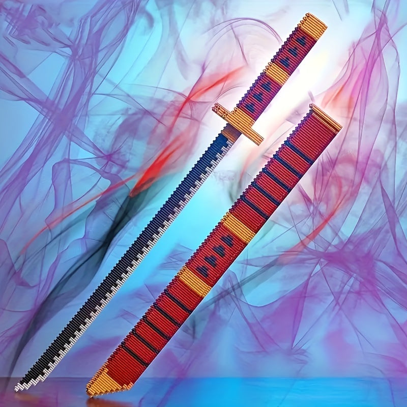 Building Blocks Assembly Model Weapon Sheath Brick Toy Boy Educational Toy Gift