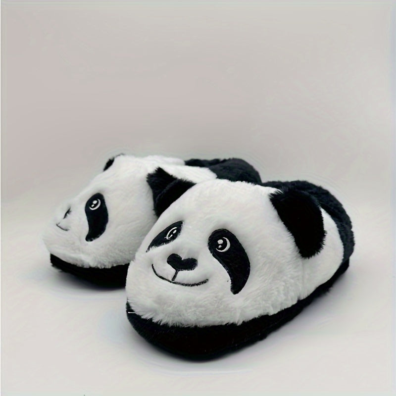 Boys Cartoon Panda House Shoes Non Slip Soft Bottom Walking Shoes