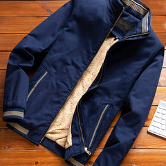 Men's Cotton Full Zip Fleece Jacket