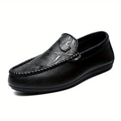 Men's Moc Toe Loafer Shoes Non-Slip Slip On Driving Shoes