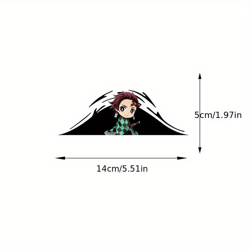 1pc Anime Car Sticker Bumper Rearview Mirror Motorcycle Scratch Decor