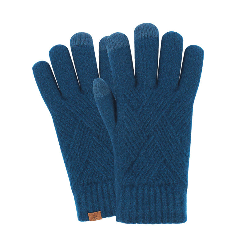 Women's Winter Touchscreen Stretch Thermal Magic Gloves Warm Wool Knitted