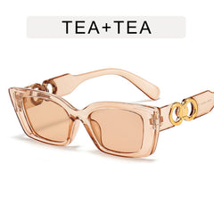 Vintage Oversized Cat Eye Sunglasses Women Sun Protection Lenses