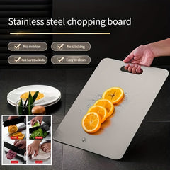 Stainless Steel Cutting Board Double Sided Chopping Board