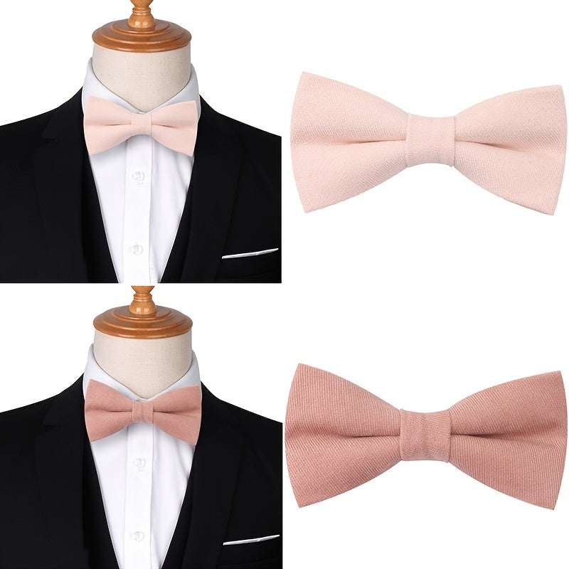 Macaron Solid Men's Bow Tie for Shirt