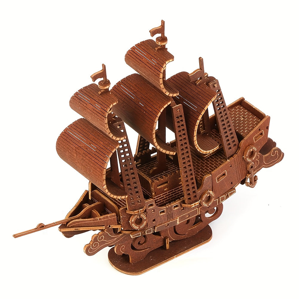 3D Wooden Puzzle Kit Home Decoration Unique Gift Birthdays Christmas Bedroom