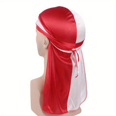 Satin Durag Silk Hip Hop Unisex Head Wraps Turban Night Caps