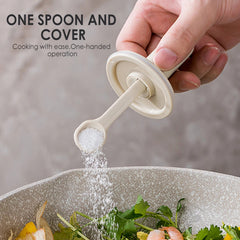Leak-proof Seasoning Jar Spice Organizer with Spoon