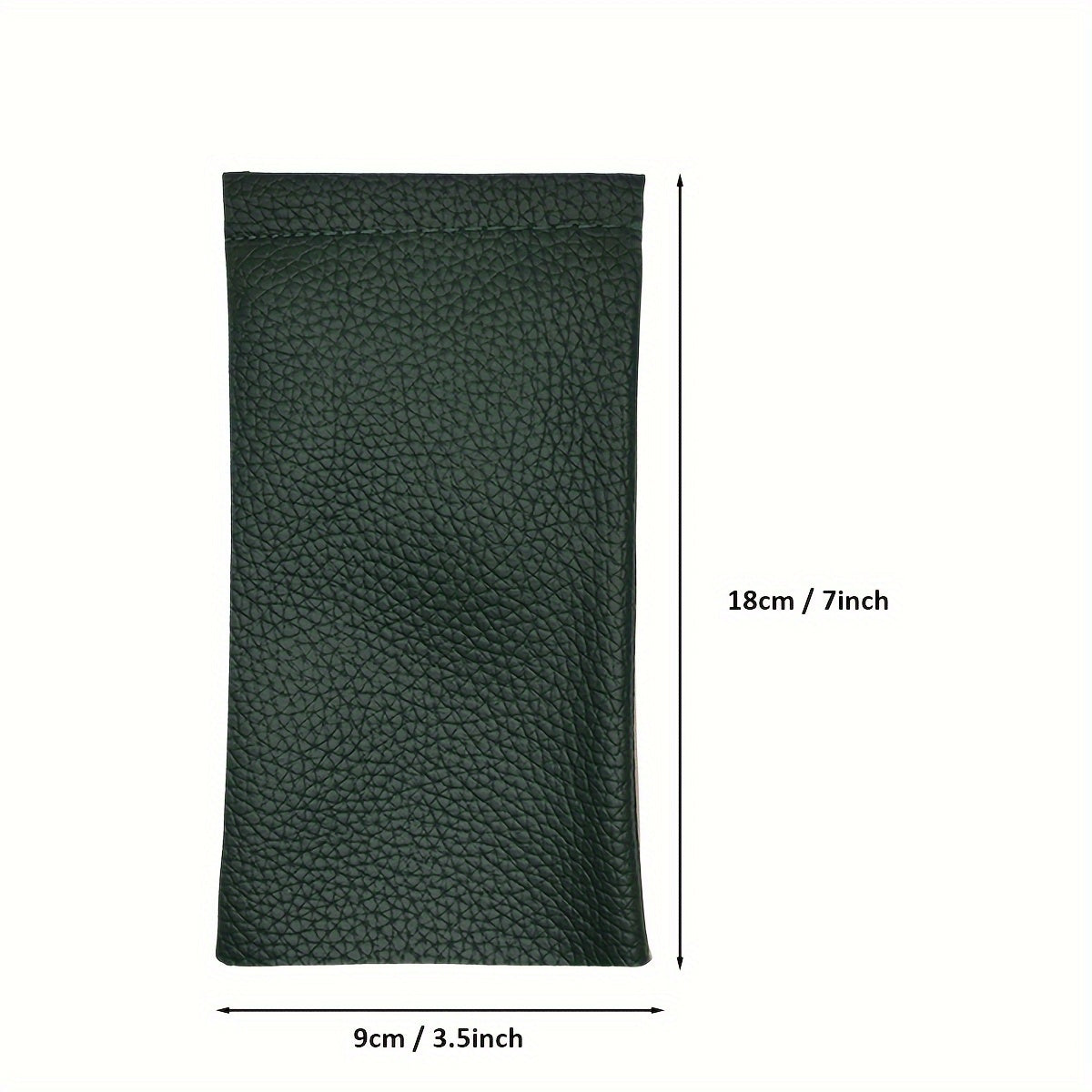 2pcs Christmas Storage Pouch for Sunglasses Keys Accessories - Soft Faux Leather