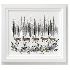 Deer Trees Transparent Stamps for DIY Scrapbooking