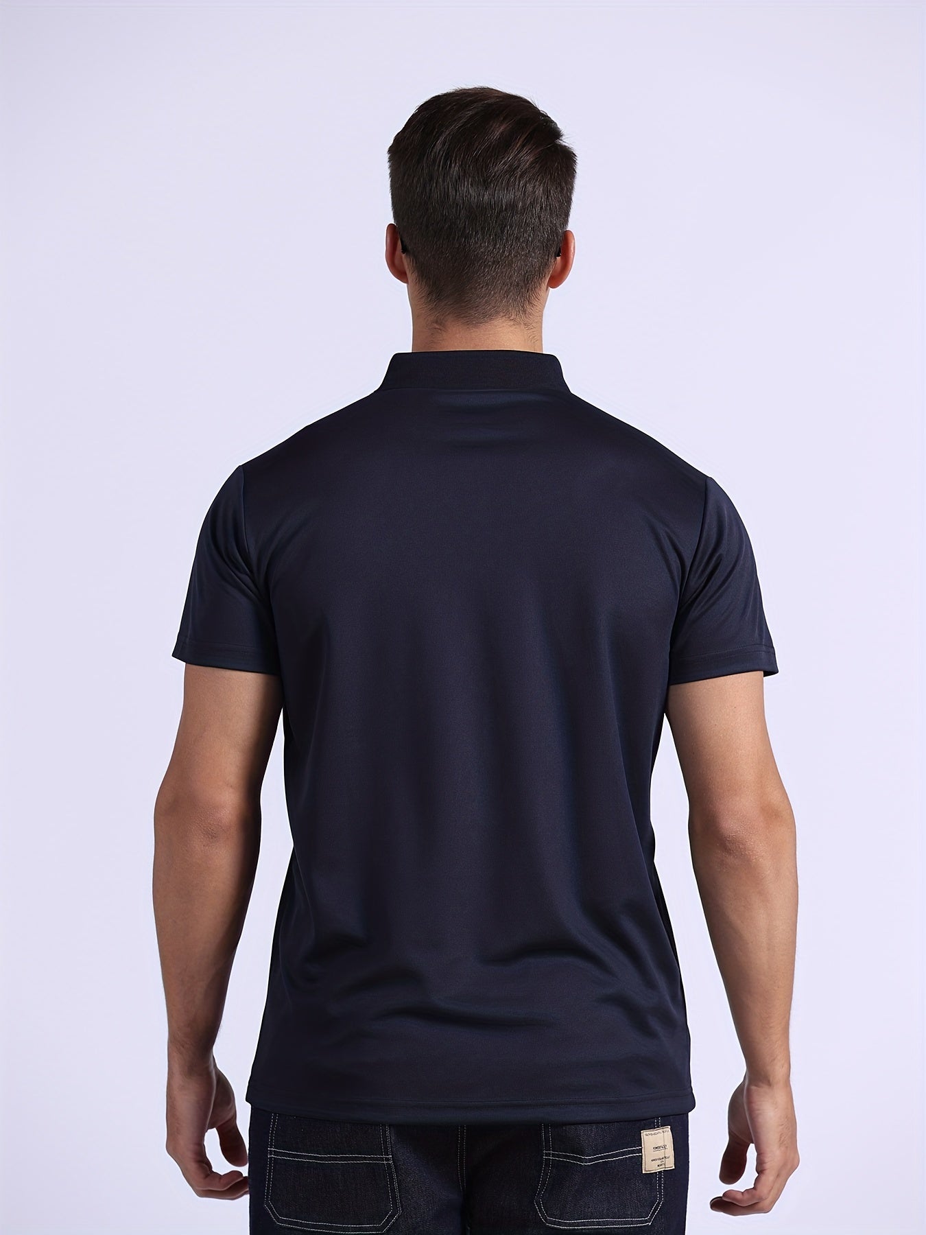 5pcs Men's Active Breathable Shirts for Golf & Business