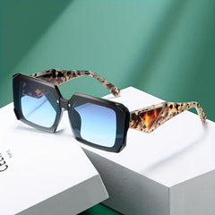 Y2K Square Sunglasses Hip-hop Gradient UV400