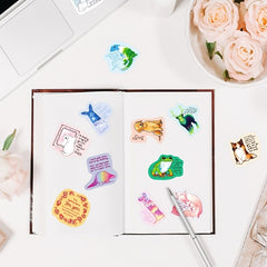 50pcs Inspirational Phrase Stickers Positive Motivational Quotes for Planners