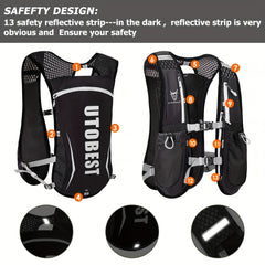 Foldable Water Bag Waistcoat Hydration Pack Lightweight Outdoor Backpack