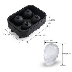 Silicone Ice Cube Mold Big Square Ice Cube Tray Mold