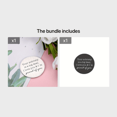 Sobriety Big Deal Token Stickers