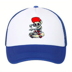 Unisex Mesh Sunshade Adjustable Baseball Cap Outdoor Sport Embroidery